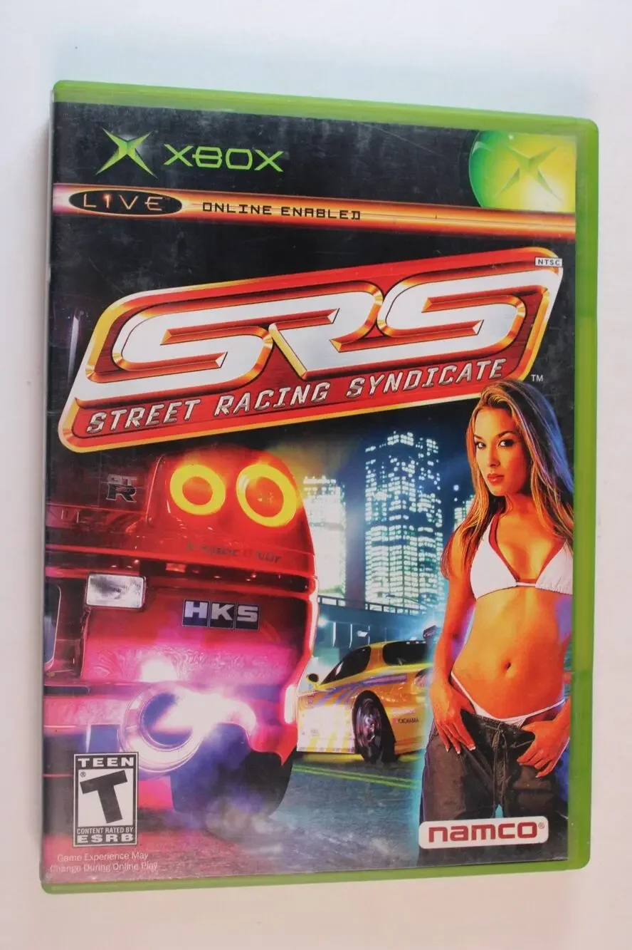 SRS: Street Racing Syndicate (Original Xbox) Authentic, Complete, Tested/Works